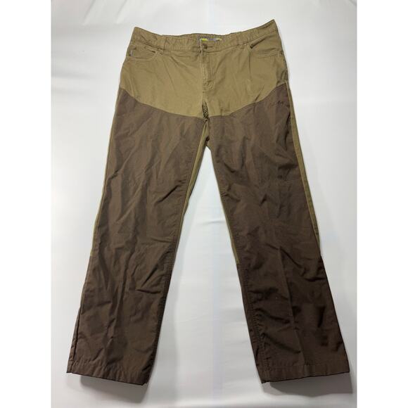 Cabela's Men's Classic Fit Straight Leg Brown Canvas Denim Jeans - Size 40x32 - Picture 1 of 8